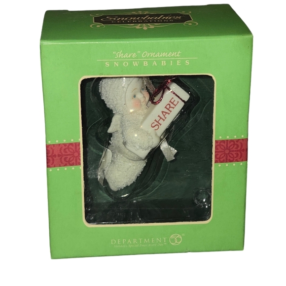 Snowbabies “Share” Christmas Ornament Dept 56 - Picture 1 of 6